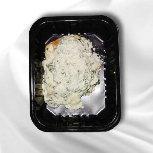 Pollo con espinaca a la crema